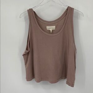 THE GREAT. Dusty Rose Tank Top